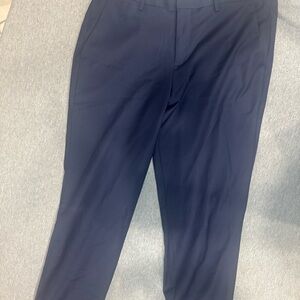 Express Men’s Dress Pants 32x32 Slim Fit Navy Blue Stretch Work Office Wear